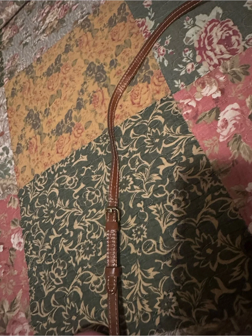 Patricia Nash Leather Crossbody (attached wallet)